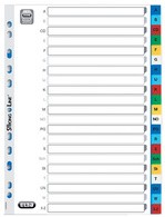 Oxford Kunststoff-Register, Zahlen, A4+, farbig, 31-teilig