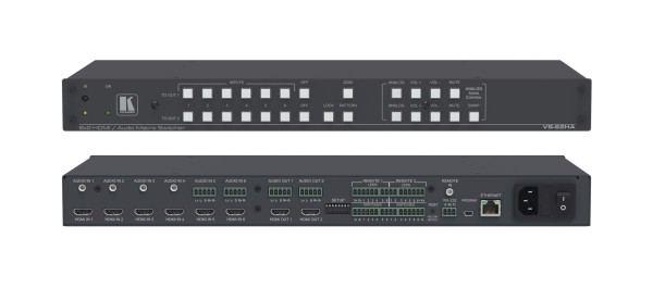 KRAMER KRAMER VS-62HA 6x2 4K 60 HDMI/Audio Matrixschalter mit Automatik - & Step-In Umschaltung