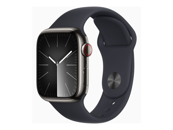APPLE Watch Series 9 GPS + Cellular 41mm Graphite Stainless Steel Case with MRJ83QF/A