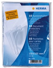 HERMA Ausweishülle, PP, 1-fach, 58 x 87 mm, Kleinpackung