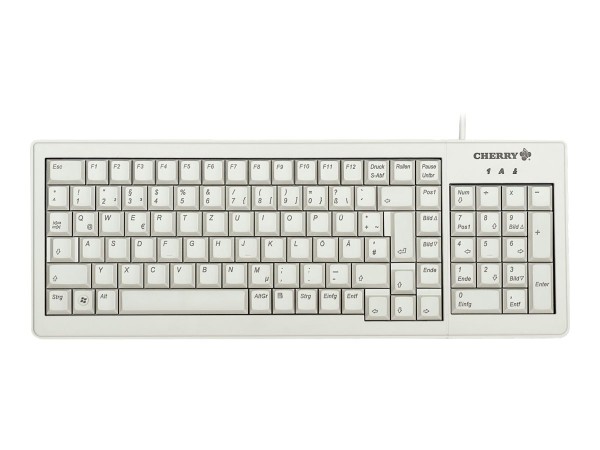CHERRY CHERRY Tas Cherry G84-5200LCMDE-0 XS Complete Keyboard USB hellgrau