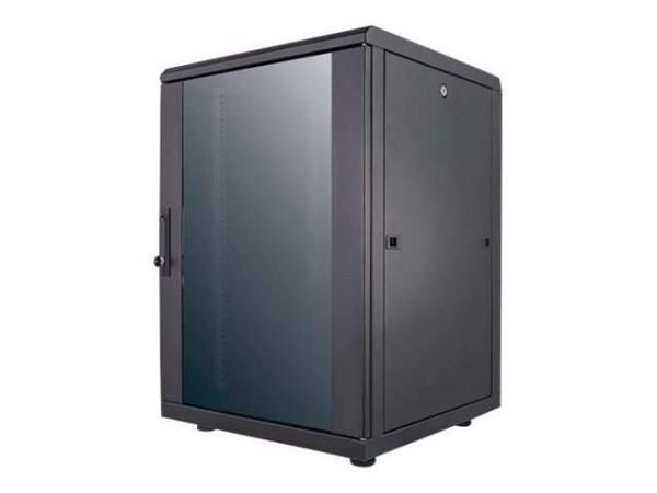 INTELLINET Netzwerkschrank Intellinet 16HE 600x600mm schwarz,unmontiert 713061