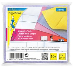 Peggy Perfect Vlies-Allzwecktuch, 6er Pack