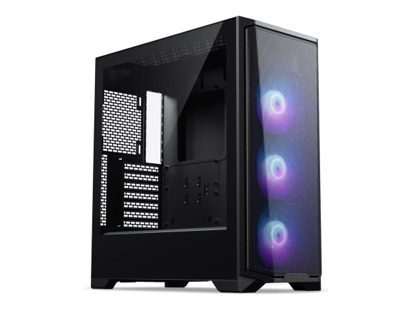 PHANTEKS PHANTEKS Eclipse G370A PC-Gehäuse, Midi-Tower, SSI-EEB, RGB, Tempered Glass