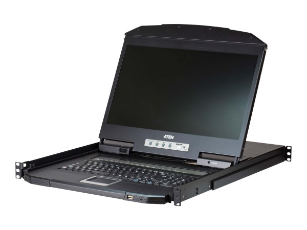 ATEN ATEN 16P Short Depth Single Rail LCD KVM Switch