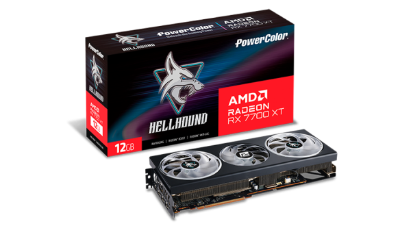 POWERCOLOR POWERCOLOR AMD Radeon RX 7700 XT Hellhound 12GB