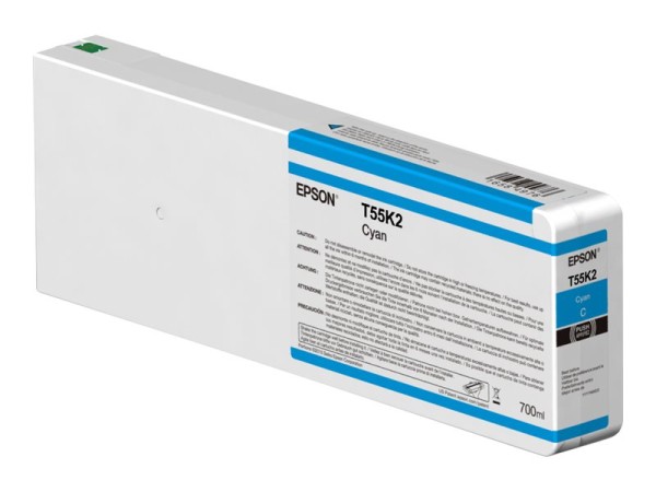 EPSON Singlepack Cyan T55K200 UltraChrome HDX/HD 700ml C13T55K200