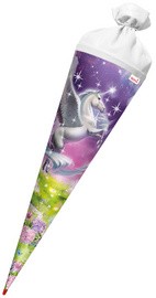 ROTH Schultüte "Magic Pegasus", rund, 700 mm, mit Effekt