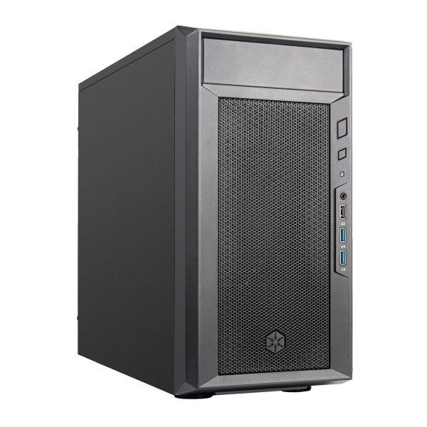 SILVERSTONE Fara R311 Micro-ATX-Gehäuse - schwarz SST-FA311-B