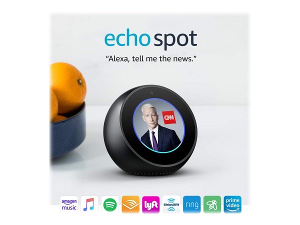 AMAZON Echo Spot 2024 schwarz B0C2S2J7JP