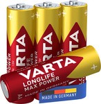 VARTA Alkaline Batterie Longlife Max Power, Mignon (AA)