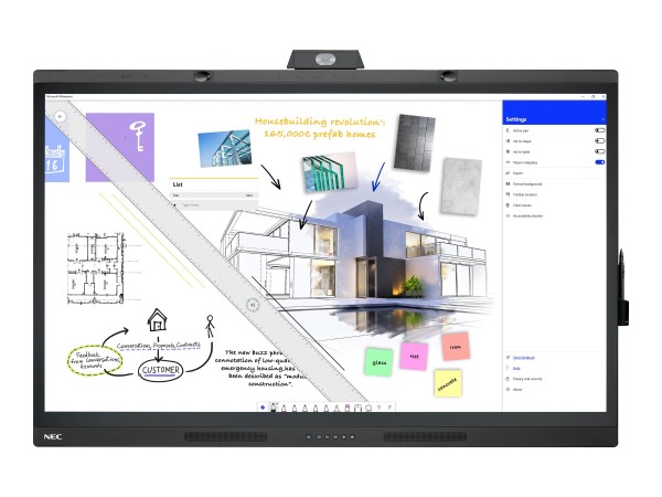 NEC WD551 Windows Collaboration Display 139,70cm (55") 60005140