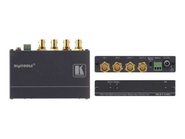 KRAMER 2x1:2 3G HD-SDI Automatik / Standby-Umschalter VS-211HDXL