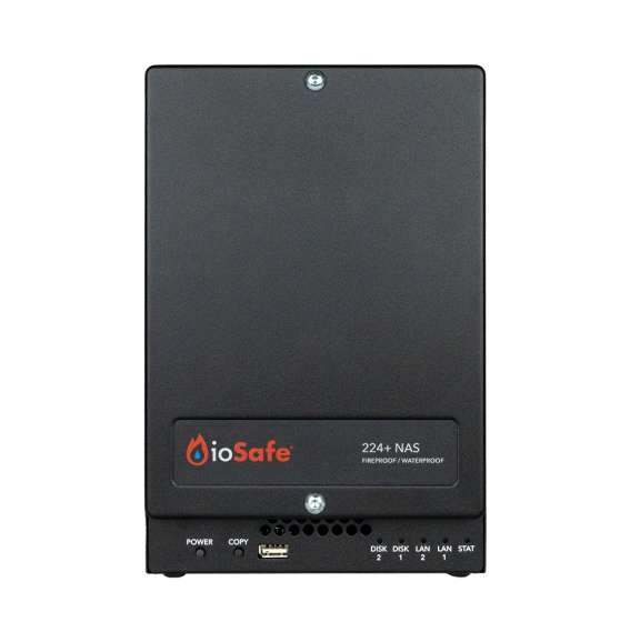 IOSAFE 224+ NAS HDD 4TB (2TBx2), 2YR DRS, EU+UK 72242-3836-1200