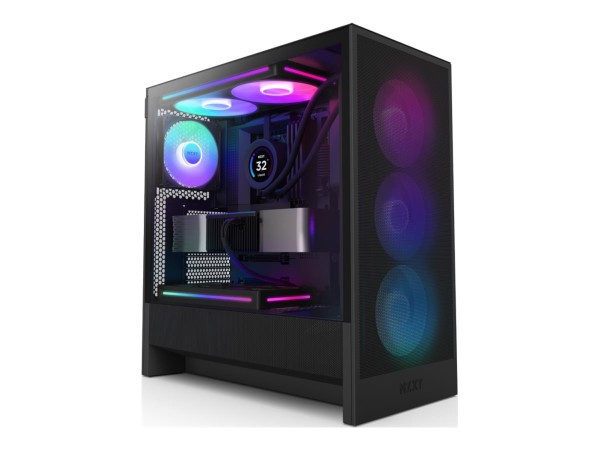 NZXT Case NZXT H5 Flow RGB Black Midi ATX (2024) CC-H52FB-R1