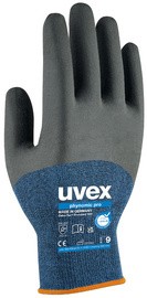 uvex Arbeitshandschuh phynomic pro, blau/anthrazit, Größe 7