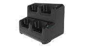 ZEBRA 4-Slot Charge Only Locking Cradle - Handgerät-Ladeständer und Netztei CRD-EC5X-4SCOL-01