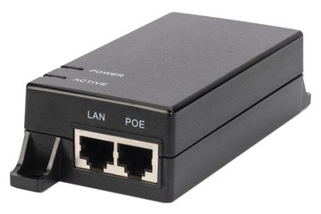 DIGITUS PoE Injektor, entspricht IEEE 802.3af Standard