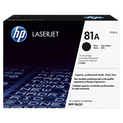 HP 81A - Tonereinheit Original - Schwarz - 10.500 Seiten