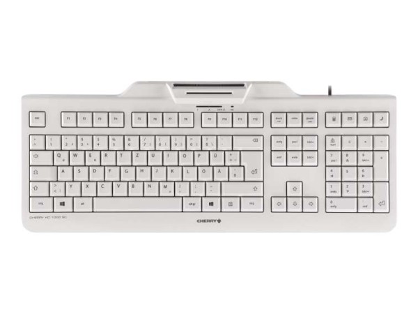 CHERRY Smartcard Keyboard KC 1000 SC [ES] white*** JK-A0100ES-0