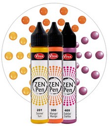 ViVA DECOR Zen-Pen Farbset "Farbe der Mitte", 3er Set