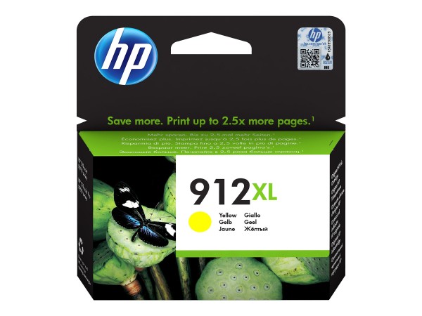 HP HP 912XL High Yield Yellow Ink Cartridge