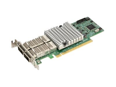 SUPERMICRO SUPERMICRO LP 2xQSFP28 100G Controller  AOC-S100G-M2C