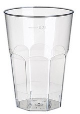 STARPAK Kunststoff-Caipirinhaglas PS, 0,3 l, glasklar