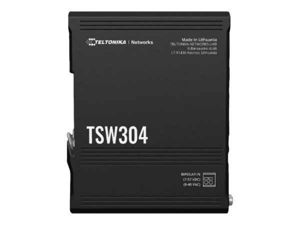 TELTONIKA TSW304 din rail switch with x5 ethernet ports TSW304000000