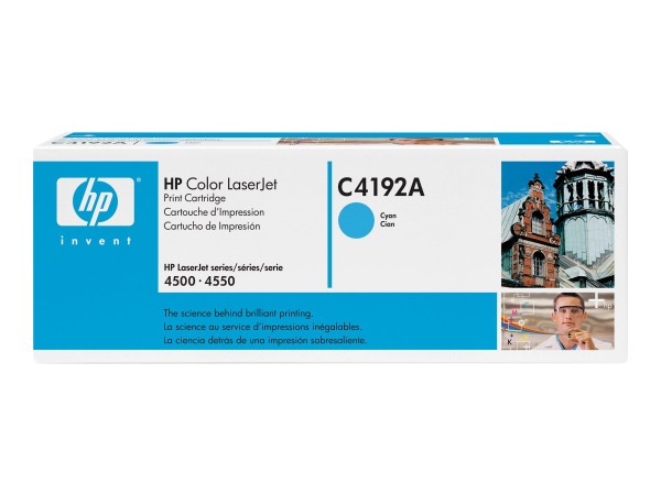 HP C4192A Cyan LaserJet Tonerpatrone (C4192A) C4192A
