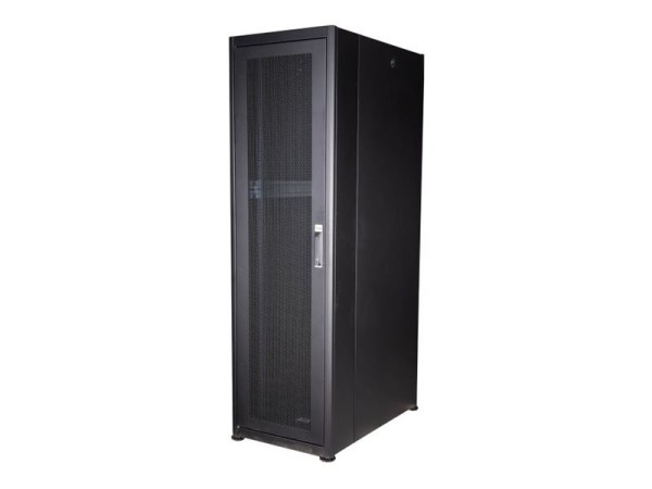 EQUIP EQUIP Serverschrank 19"  42U 600x1000mm gelochte Tür schwarz