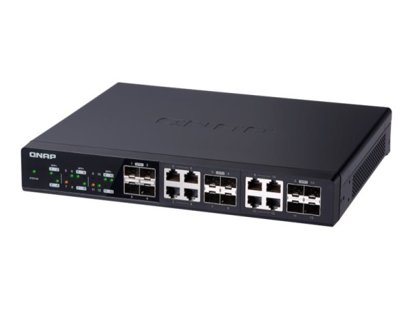 QNAP QSW-1208-8C 10G Switch Unmanaged 8x RJ-45/SFP+ 4x SFP+ QSW-1208-8C