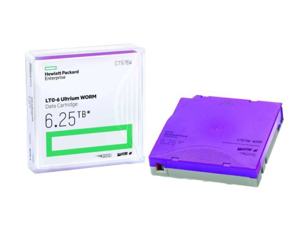 HP LTO6 Ultrium 6,25 TB BaFe WORM Data Cartridge C7976BW