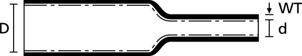 HELLERMANNTYTON HISA-9/3-PO-x-BK Schrumpfschlauch 3:1 schwarz 308-10900 308-10900