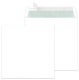MAILmedia Briefumschläge "Zack & Klapp", 220x220 mm, weiß