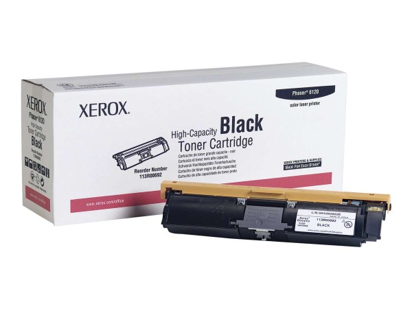 XEROX Phaser 6120 Schwarz Tonerpatrone 113R00692