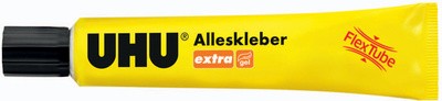 UHU extra Alleskleber FLEX + CLEAN, Kunststofftube, 18 g