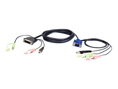 ATEN ATEN VGA USB to DVI KVM Cable 2L-7DX3U 3m