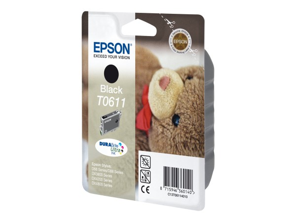 EPSON EPSON T0611 Schwarz Tintenpatrone