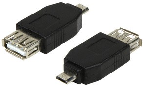 LogiLink USB 2.0 Adapter, Micro USB Stecker - USB Kupplung