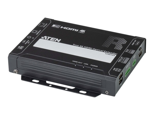 ATEN True 4K HDMI Optischer Empfänger (4K@300m (K1 - MM) / 10km (K2 - SM)) VE883ARK1
