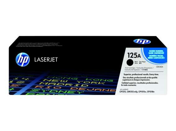 HP 125A Schwarz LaserJet Tonerpatrone (CB540A) CB540A