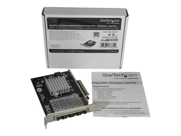 StarTech.com PCIE CARD 4 PORT SFP+