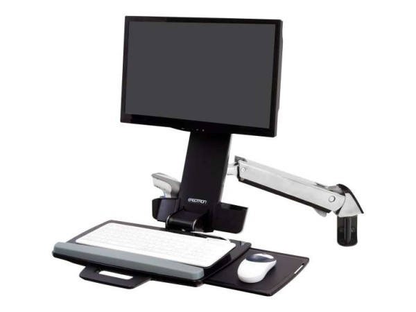 ERGOTRON Steh-Sitz Combo Arm in Aluminium 45-266-026