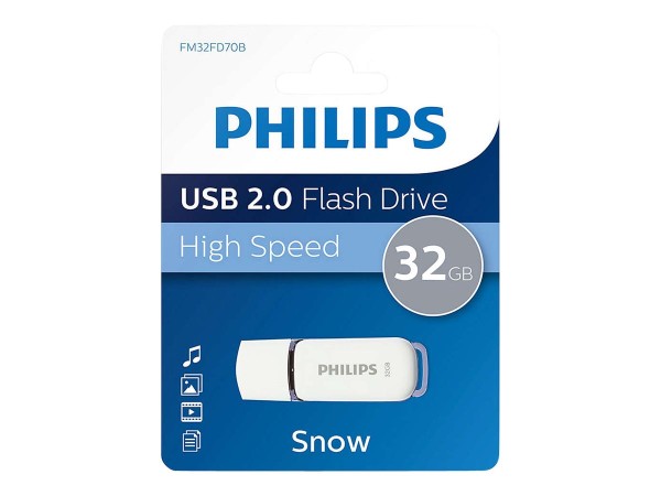 PHILIPS PHILIPS USB-Stick 32GB 2.0 USB Snow Edition grey