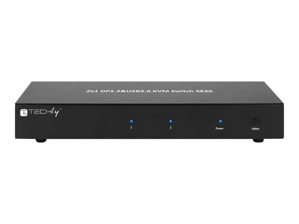 TECHLY KVM Switch, 2 Port, Display Port 1.2 IDATA-DP-KVM2