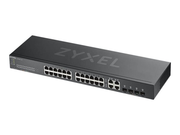 ZYXEL Switch 24x GE GS1920-24V2 24xRJ45 4xCombo GS1920-24V2-EU0101F