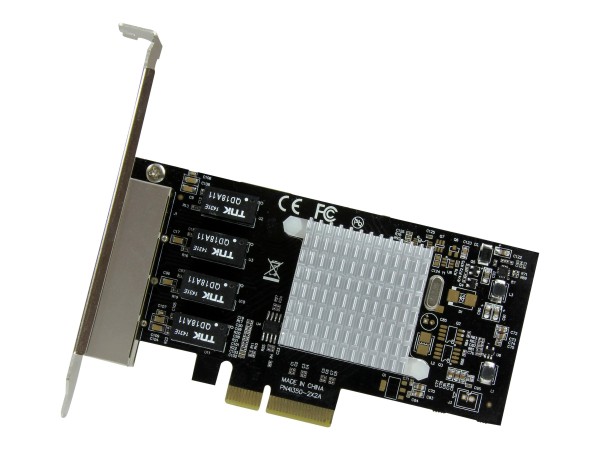 STARTECH.COM STARTECH.COM 4 Port PCI Express Gigabit Ethernet Netzwerkkarte - Intel I350 NIC - 4-fach PCIe Netzwe