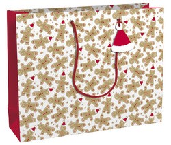 Clairefontaine Weihnachts-Geschenktüte "Lebkuchen", groß