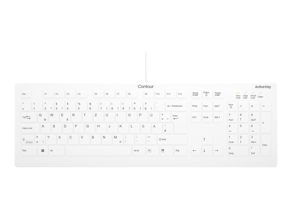 CONTOUR CONTOUR ACTIVE KEY MTA AK-C8112 Corded DE-Layout weiß